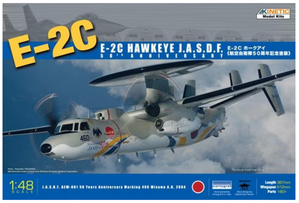 Kinetic 48014 1/48 E-2C Hawkeye JASDF Model Aircraft Kit