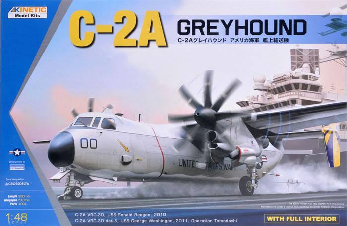 Kinetic 48025 1/48 C-2A Greyhound with Interior Model Aircraft Kit