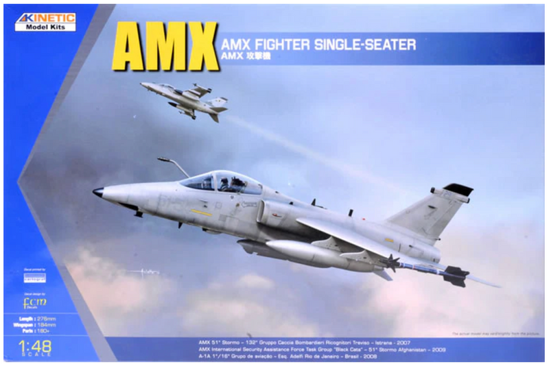 Kinetic 48026 1/48 AMX Fighter Single-Seater Model Aircraft Kit