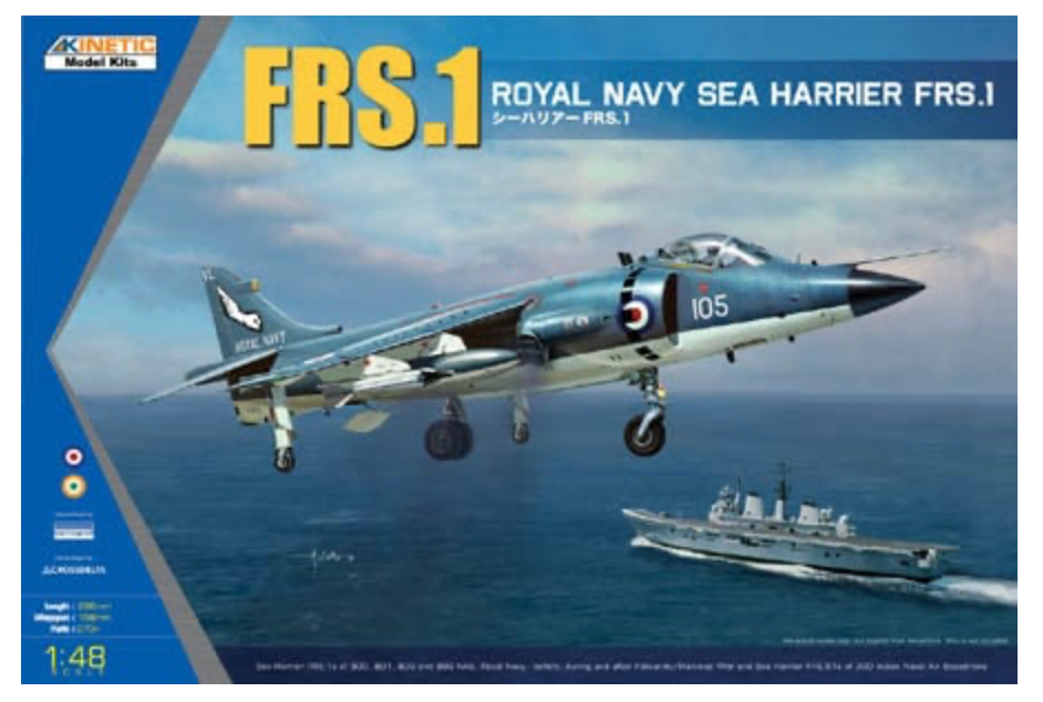 Kinetic 48035 1/48 FRS.1 Royal Navy Sea Harrier Model Aircraft Kit