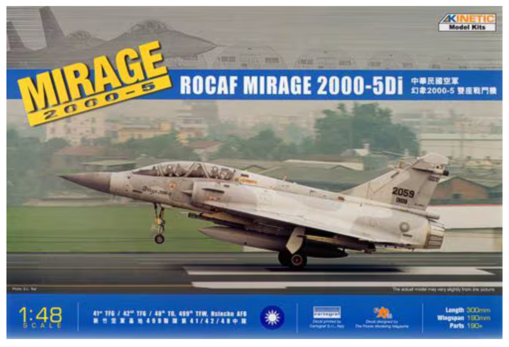 Kinetic 48037 1/48 ROCAF Mirage 2000-5Di Model Aircraft Kit
