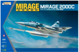 Kinetic 48042 1/48 Mirage 2000C Model Aircraft Kit