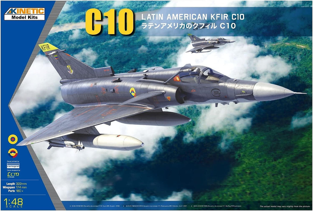 Kinetic 48048 1/48 Kfir C10 Latin American Kfir C10 Model Aircraft Kit