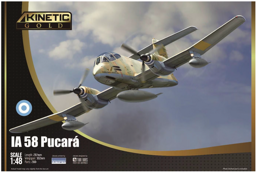 Kinetic 48078 1/48 IA 58 Pucará Model Aircraft Kit