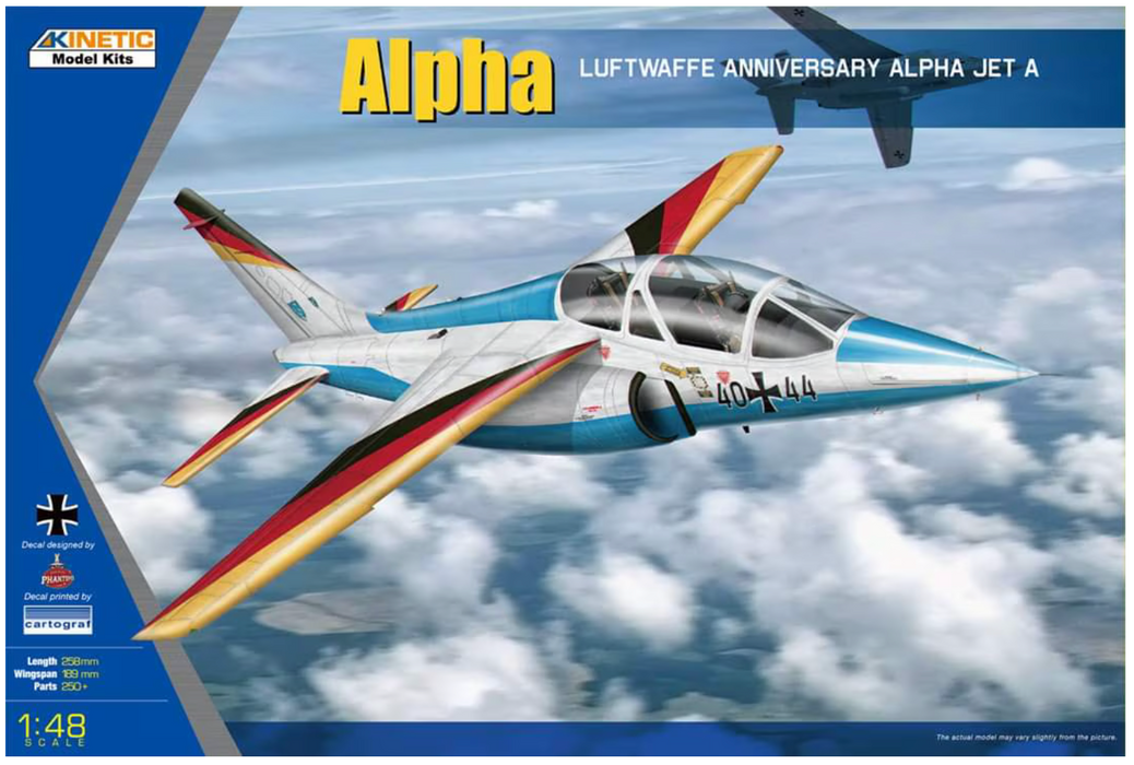 Kinetic 48087 1/48 Alpha Jet A Luftwaffe Model Aircraft Kit