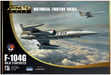 Kinetic 48090 1/48 F-104G RNLAF Starfighter Model Aircraft Kit