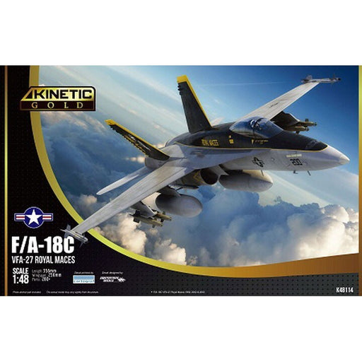 Kinetic 48114 1/48 F/A-18C VFA-27 Royal Maces Model Aircraft Kit