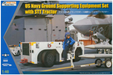 Kinetic 48115 1/48 USN Ground Supporting Equipment Set with STT Tractor Model Kit