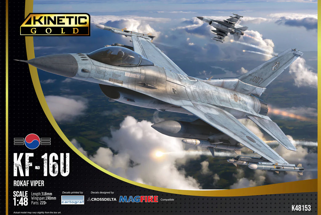 Kinetic 48153 1/48 KF-16U block 52K ROKAF VIPER Model Aircraft Kit