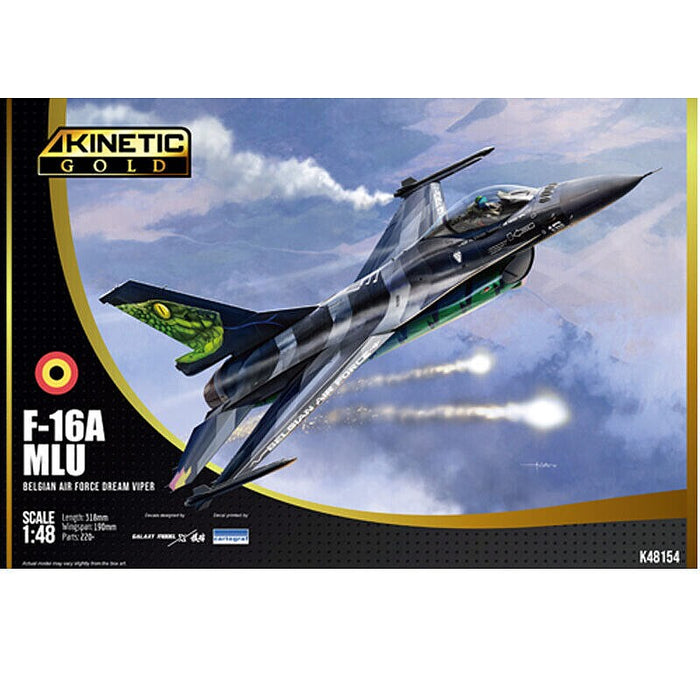Kinetic 48154 1/48 F-16A MLU Dream Viper Model Aircraft Kit