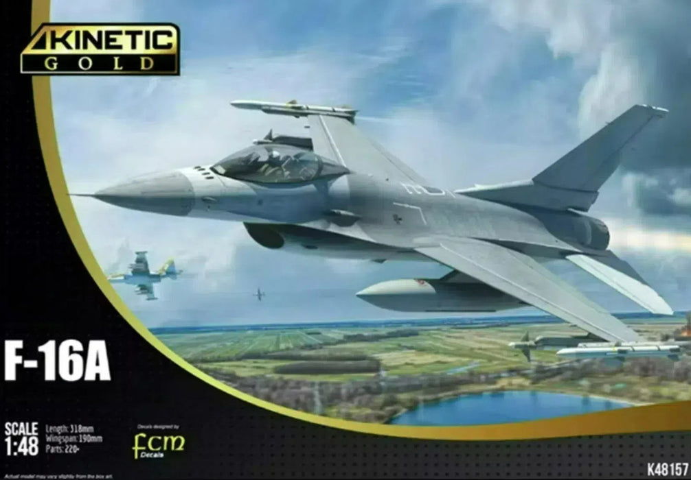 Kinetic 48157 1/48 Ukrainian Air Force F-16A MLU Model Aircraft Kit
