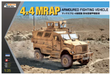 Kinetic 61011 1/35 4x4 MRAP Armored Fighting Vehicle Model Kit