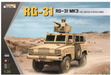 Kinetic 61012 1/35 RG-31 Mk3 APC U.S. Army Model Kit