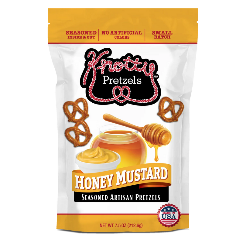 Knotty Pretzels Honey Mustard 7.5oz