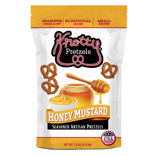 Knotty Pretzels Honey Mustard 7.5oz