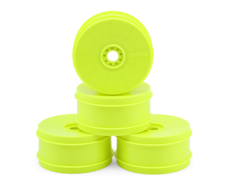 Kyosho IFH007KY Yellow MP11 Dish Wheels (4 Pack)
