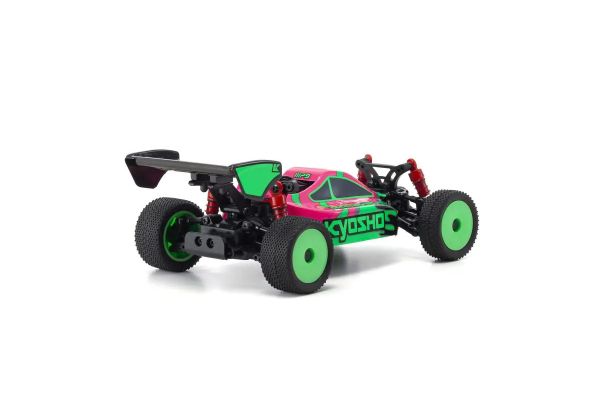 Kyosho 32093PGR Mini-Z 4WD Readyset Inferno MP9 Buggy - Pink/Green