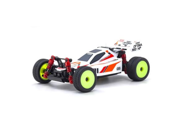 Kyosho 32095W Mini-Z 4WD Readyset Turbo Optima Buggy Mid Special White