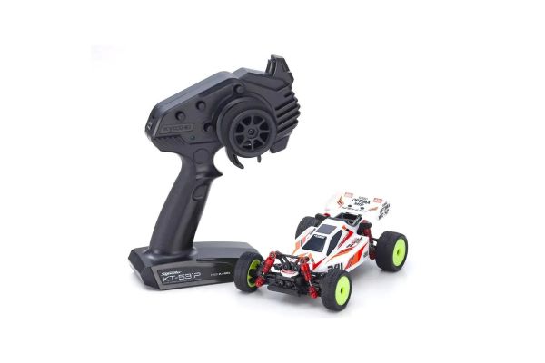 Kyosho 32095W Mini-Z 4WD Readyset Turbo Optima Buggy Mid Special White