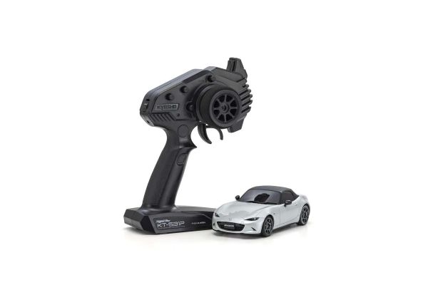 Kyosho 32341PW Mini Z MR-03 RWD Readyset Mazda Roadster, Ceramic Metallic