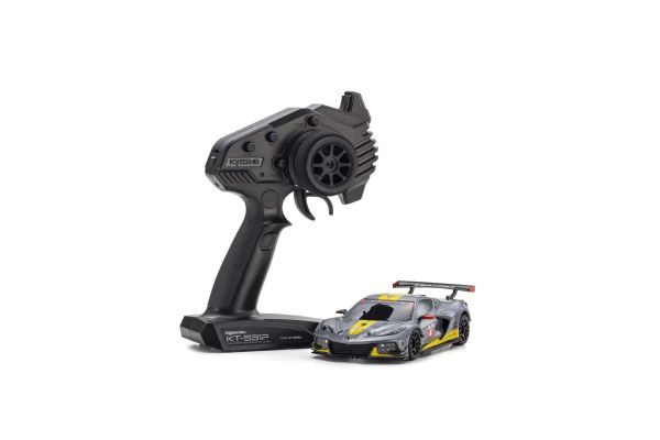 Kyosho 32342GM Mini Z MR-03 RWD Readyset Chevrolet Corvette C8.R Gunmetal