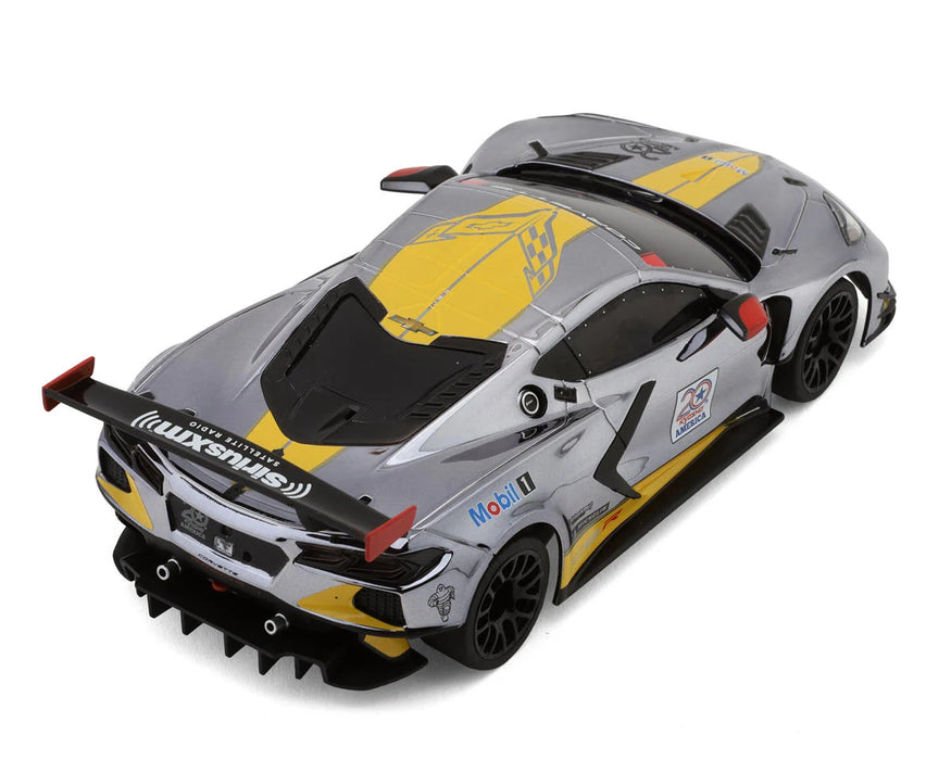 Kyosho 32356CRY Mini-Z RWD MR-04 Readyset Chevrolet Corvette C8.R Chrome Yellow Kyosho America 20th Anniversary