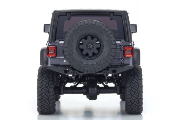 Kyosho 32521GM Mini Z MX-01 4x4 Readyset Jeep Wrangler Unlimited Rubicon - Granite Crystal Metallic