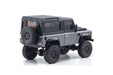 Kyosho 32526GM MINI-Z 4x4 Series MX-01 Readyset Land Rover Defender 90 Two-Tone Corris Gray and Santorini Black