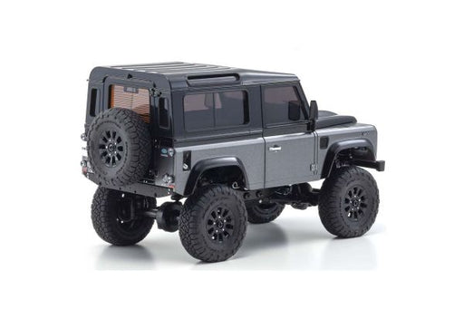 Kyosho 32526GM MINI-Z 4x4 Series MX-01 Readyset Land Rover Defender 90 Two-Tone Corris Gray and Santorini Black