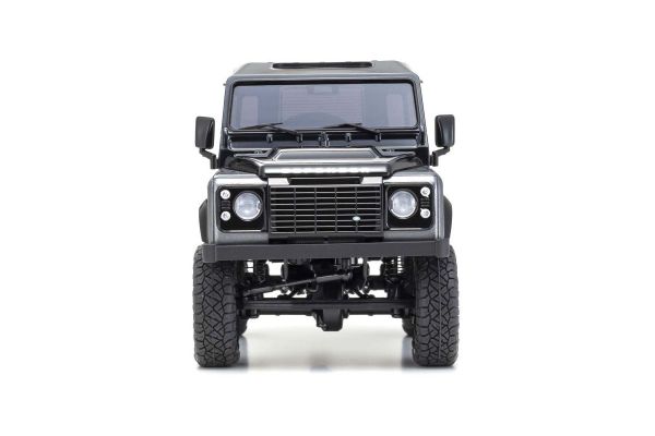 Kyosho 32526GM MINI-Z 4x4 Series MX-01 Readyset Land Rover Defender 90 Two-Tone Corris Gray and Santorini Black