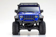 Kyosho 32528MB Mini-Z MX-01 4x4 Readyset Jeep Wrangler Unlimited Rubicon w/Accessory Parts, Ocean Blue Metallic