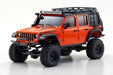 Kyosho 32528MO Mini-Z MX-01 4x4 Readyset Jeep Wrangler Unlimited Rubicon w/ Accessory Parts, Punk`n Metallic