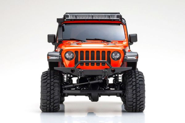 Kyosho 32528MO Mini-Z MX-01 4x4 Readyset Jeep Wrangler Unlimited Rubicon w/ Accessory Parts, Punk`n Metallic