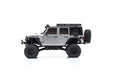 Kyosho 32528S Mini-Z MX-01 4x4 Readyset Jeep Wrangler Unlimited Rubicon with Accessory Parts, Billet Silver