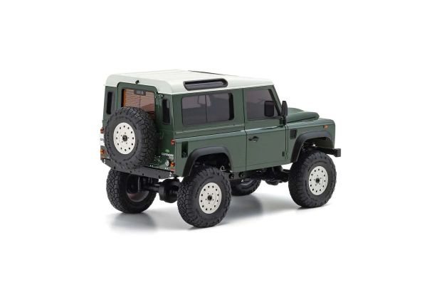 Kyosho 32529GR Mini-Z MX-01 4x4 Readyset Land Rover Defender 90 Coniston Green