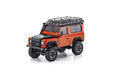 Kyosho 32531MO Mini-Z MX-01 4x4 Readyset Land Rover Defender 90 Adventure Phoenix Orange/Santorini Black
