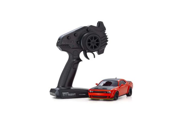 Kyosho 32621R Mini-Z MA-020 AWD Readyset Dodge Challenger SRT Hellcat Redeye Tor Red