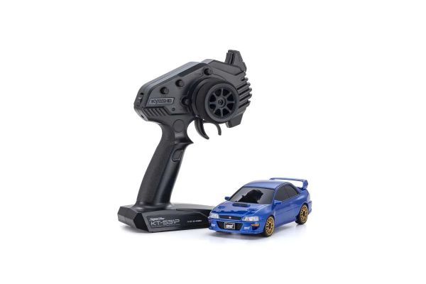 Kyosho 32627BL Mini-Z MA-020 AWD Readyset Subaru Impreza STi 22B Blue