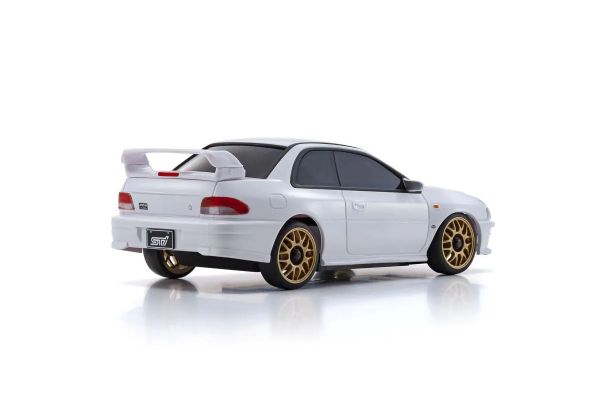 Kyosho 32627W Mini-Z MA-020 AWD Readyset Subaru Impreza STi 22B White