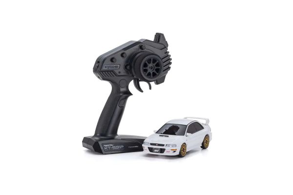 Kyosho 32627W Mini-Z MA-020 AWD Readyset Subaru Impreza STi 22B White