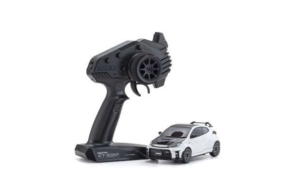 Kyosho 32640PW Mini-Z MA-020 AWD Readyset Toyota GRMN Yaris Circuit Package Pearl White