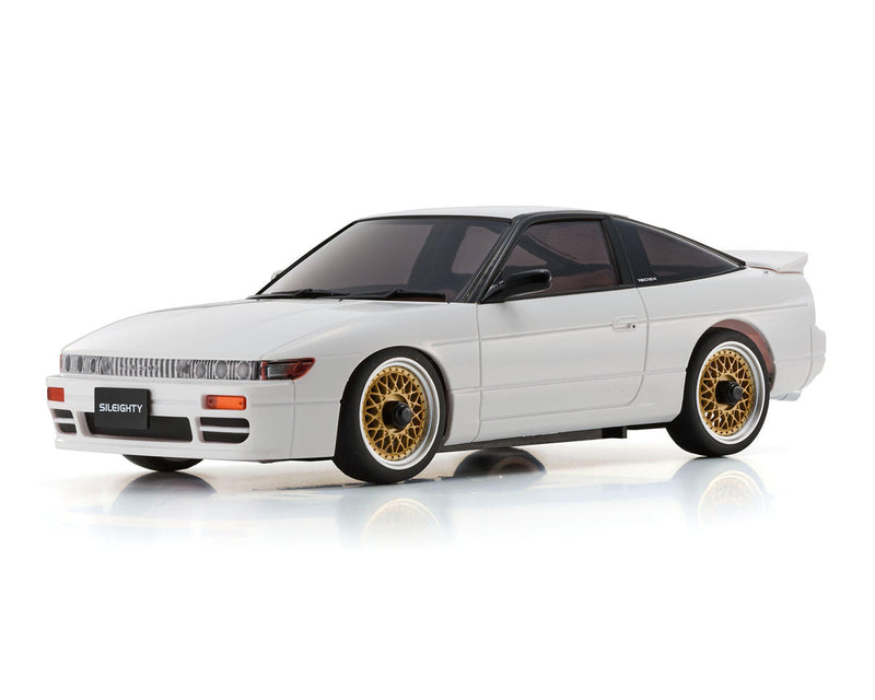 Kyosho 32660W MA-020 AWD Mini-Z ReadySet with Nissan Sileighty White Body