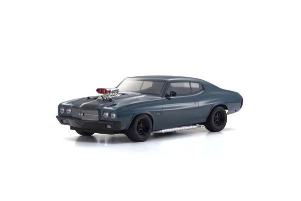 Kyosho 34494T1 1/10 RTR 4WD FAZER Mk2 VE 1970 Chevy Chevelle Supercharged - Dark Blue