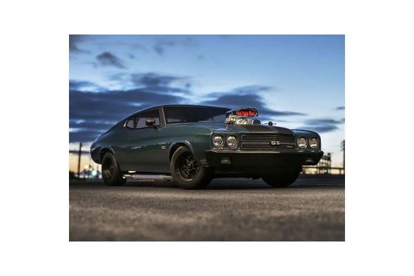 Kyosho 34494T1 1/10 RTR 4WD FAZER Mk2 VE 1970 Chevy Chevelle Supercharged - Dark Blue
