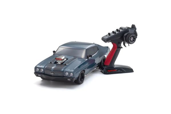 Kyosho 34494T1 1/10 RTR 4WD FAZER Mk2 VE 1970 Chevy Chevelle Supercharged - Dark Blue