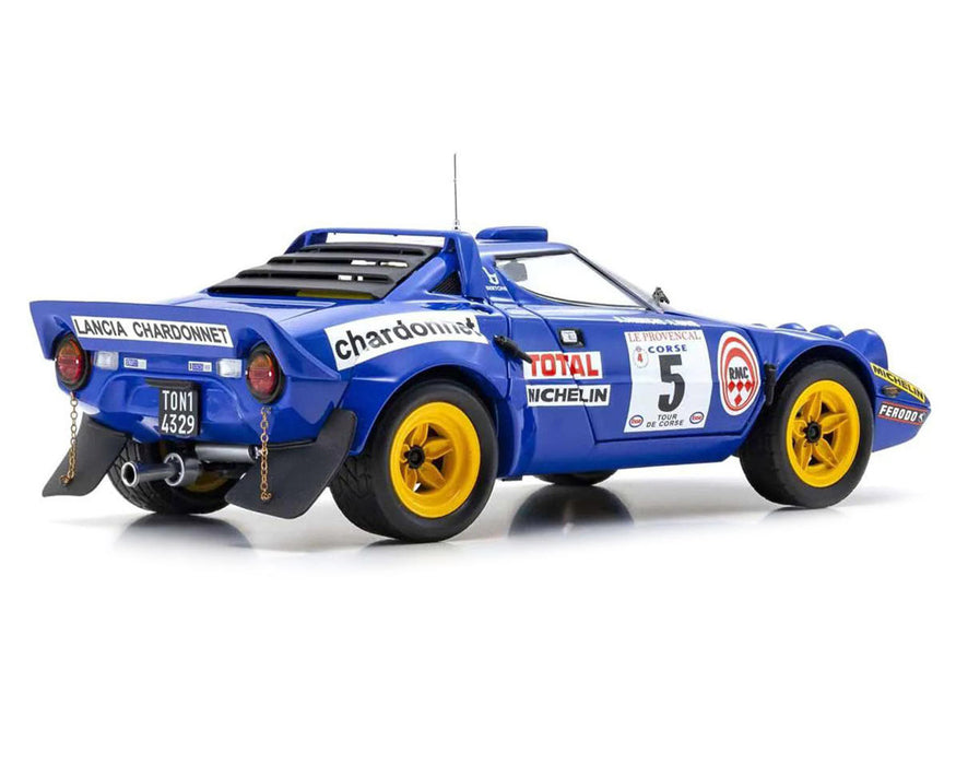 Kyosho Diecast KS08130C 1/18 Scale Lancia Stratos HF 1976 Tour de Corse #5