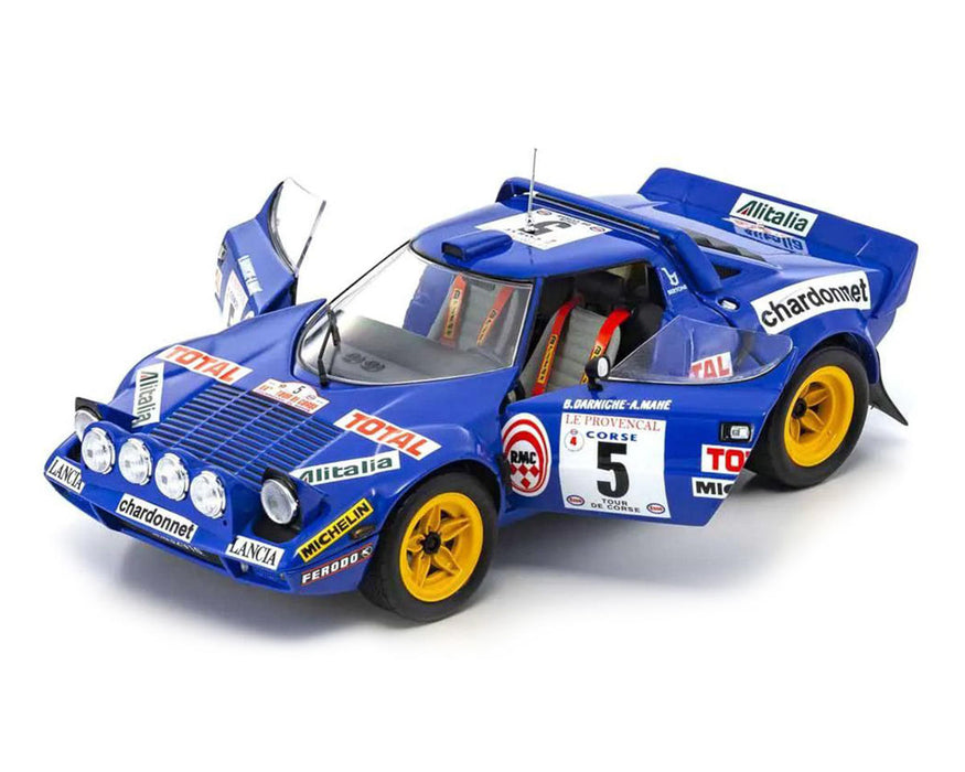 Kyosho Diecast KS08130C 1/18 Scale Lancia Stratos HF 1976 Tour de Corse #5