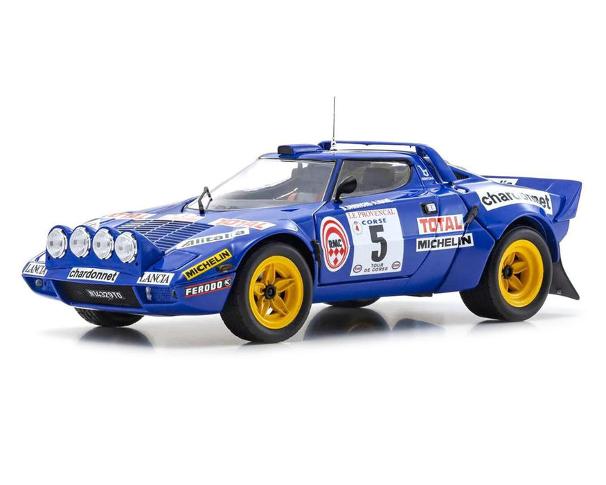 Kyosho Diecast KS08130C 1/18 Scale Lancia Stratos HF 1976 Tour de Corse #5