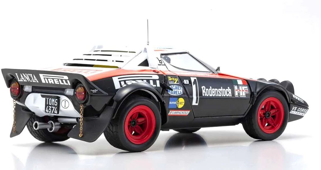 Kyosho Diecast KS08130D 1/18 Scale Lancia Stratos HF 1978 Hunsruck #1