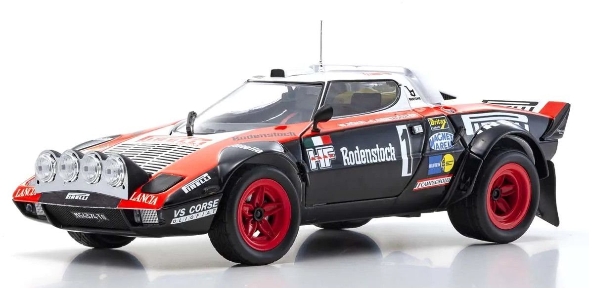 Kyosho Diecast KS08130D 1/18 Scale Lancia Stratos HF 1978 Hunsruck #1